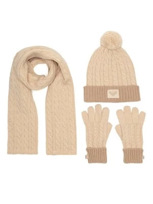 Obrázek produktu Roxy Sada čepice, šála a rukavice RX-KF-001-AW24 Béžová