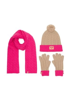 Obrázek produktu Roxy Sada čepice, šála a rukavice RX-KF-001-AW24 Růžová