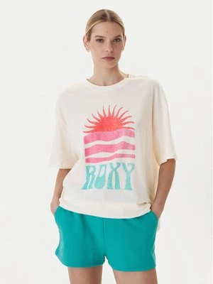 Obrázek produktu Roxy T-Shirt Hangloose Poster ERJZT06090 Světle béžová Loose Fit