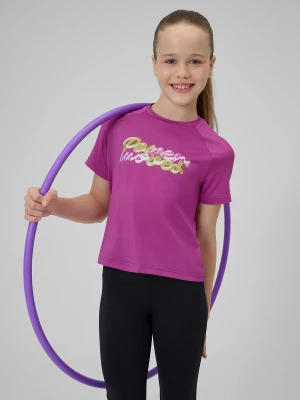 Obrázek produktu Rychleschnoucí sportovní tričko dívčí - růžové 4F