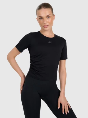Obrázek produktu Rychleschnoucí top na jógu a pilates dámský - černý 4F
