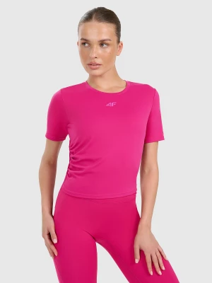 Obrázek produktu Rychleschnoucí top na jógu a pilates dámský - růžový 4F