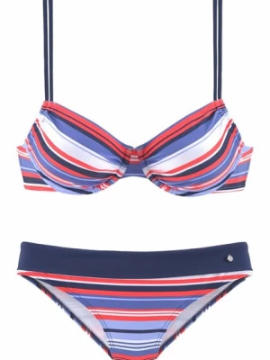 Obrázek produktu s.Oliver Bikiny  modrá / červená / bílá