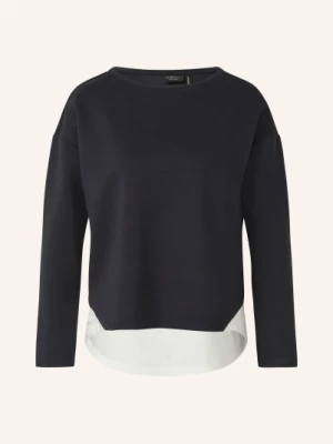 Obrázek produktu S.Oliver Black Label Mikina Z Kombinace Materiálů tmavě modrá / bílá