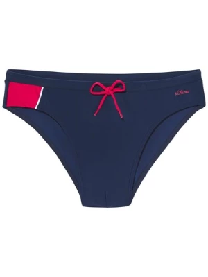 Obrázek produktu s.Oliver Plavecké šortky  marine modrá / grenadina / bílá