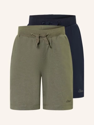 Obrázek produktu S.Oliver Red Šortky olivová / tmavě modrá