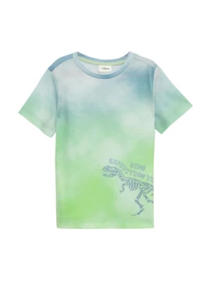 Obrázek produktu s.Oliver Tričko  safírová / světlemodrá / světle zelená / offwhite