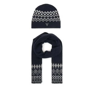 Obrázek produktu Sada čepice a šál Guess M4PZ60 Z3LQ0 Tmavomodrá