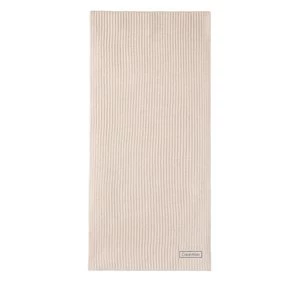 Obrázek produktu Šál Calvin Klein Patch Chunky Rib Cotton Scarf LV04D8055G Béžová