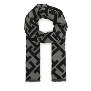 Obrázek produktu Šál Tommy Hilfiger Th Monogram Heavy Scarf AW0AW18051 Černá