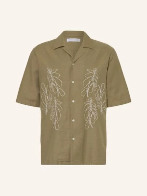 Obrázek produktu Samsøe  Samsøe Resortová Košile Saoscar Comfort Fit khaki / bílá SAMSØE  SAMSØE