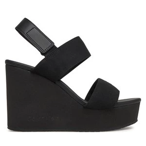 Obrázek produktu Sandály Calvin Klein Jeans Wedge Sandal Webbing In YW0YW01790 Černá