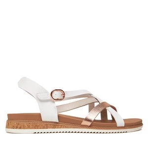 Obrázek produktu Sandály Skechers Desert Kiss Low-Peak Rank 114709/WHT Bílá