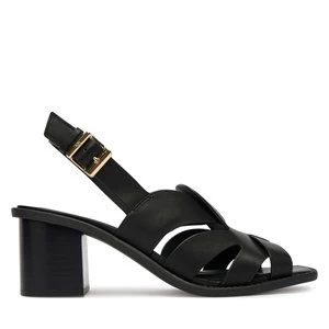 Obrázek produktu Sandály Tommy Hilfiger Cross Blocked Heel Sandal FW0FW09135 Černá