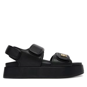 Obrázek produktu Sandály Tommy Hilfiger Leather Sporty Platform Sandal FW0FW09119 Černá