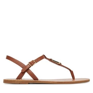 Obrázek produktu Sandály Tommy Hilfiger Leather Thong Sandal FW0FW09127 Hnědá