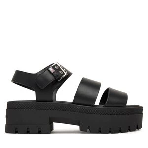 Obrázek produktu Sandály Tommy Jeans Tjw Straps Leather Max Sandal EN0EN02944 Černá