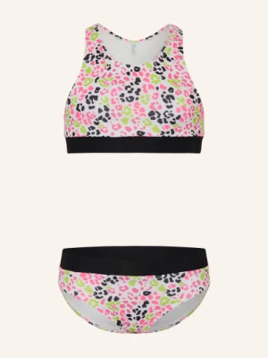 Obrázek produktu Sanetta Bikiny S Podprsenkou A Uv Ochranou 50+ bílá / neonově růžová / černá