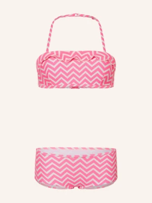 Obrázek produktu Sanetta Bikiny S Vázáním Za Krkem A Uv Ochranou 50+ neonově růžová / krémová