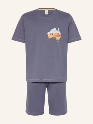 Obrázek produktu Sanetta Pyžamo Typu Shorty černošedá / oranžová