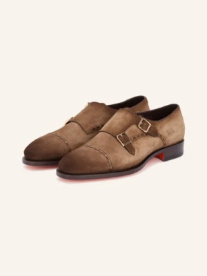 Obrázek produktu Santoni Dvojité Přezky Archie hnědá / zlatá