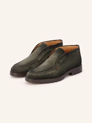 Obrázek produktu Santoni Kotníčkové Boty Rock tmavě zelená