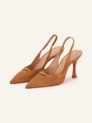 Obrázek produktu Santoni Lodičky Sabine koňaková / zlatá
