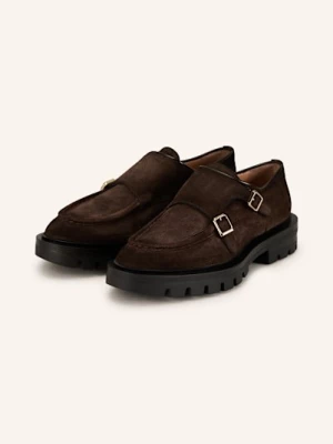 Obrázek produktu Santoni Monky S Dvojitou Přezkou Feint tmavě hnědá