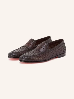 Obrázek produktu Santoni Penny Loafery Door tmavě hnědá