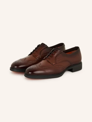 Obrázek produktu Santoni Šněrovací Boty Easy-Brog tmavě hnědá