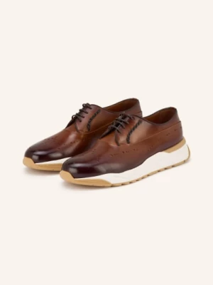 Obrázek produktu Santoni Tenisky Zuno světle hnědá / hnědá