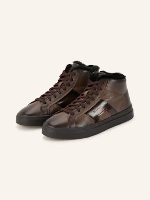 Obrázek produktu Santoni Vysoké Sneakersy tmavě hnědá