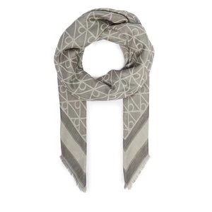 Obrázek produktu Šátek Calvin Klein Emblem Aop Jacquard Square Scarf LV04F8080G Tmavomodrá