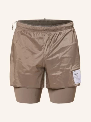 Obrázek produktu Satisfy Běžecké Šortky 2 V 1 Techsilk™ 8" béžová