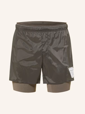 Obrázek produktu Satisfy Běžecké Šortky 2V1 Coffeethermal™ 8" černošedá