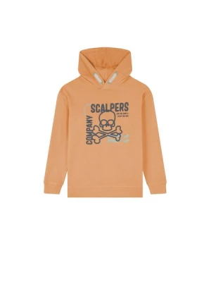 Obrázek produktu Scalpers Mikina 'Stroke'  šedá / tmavě šedá / broskvová