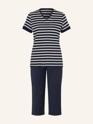 Obrázek produktu Schiesser 3/4 Pyžamo Casuals Essentials tmavě modrá / bílá