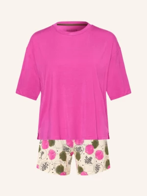 Obrázek produktu Schiesser Krátké Pyžamo Casual Fashion fuchsiová / krémová / černá