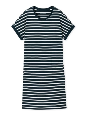 Obrázek produktu SCHIESSER Noční košilka 'Casual Essentials'  noční modrá / bílá
