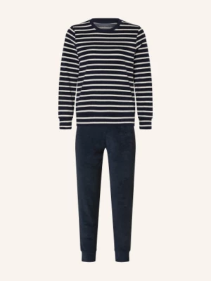 Obrázek produktu Schiesser Pyžamo Casual Essentials Z Froté tmavě modrá / krémová