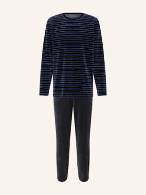 Obrázek produktu Schiesser Pyžamo Casual Nightwear Z Materiálu Nicki tmavě modrá / modrá