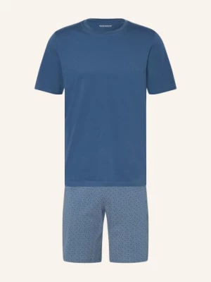 Obrázek produktu Schiesser Pyžamo Se Šortkami Casual Essentials modrá / béžová