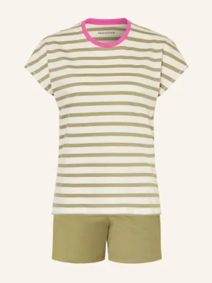Obrázek produktu Schiesser Pyžamo Se Šortkami Casual Essentials režná / olivová