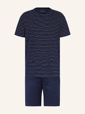 Obrázek produktu Schiesser Pyžamo Se Šortkami Casual Essentials tmavě modrá / bílá