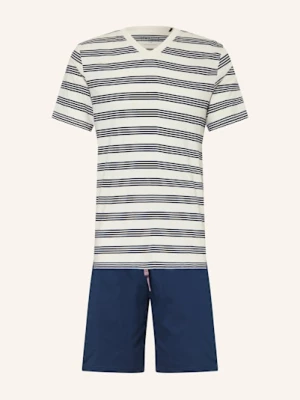 Obrázek produktu Schiesser Pyžamo Se Šortkami Casual Nightwear tmavě modrá / režná