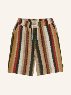 Obrázek produktu Scotch & Soda Háčkované Šortky béžová / tmavě hnědá / tmavě červená