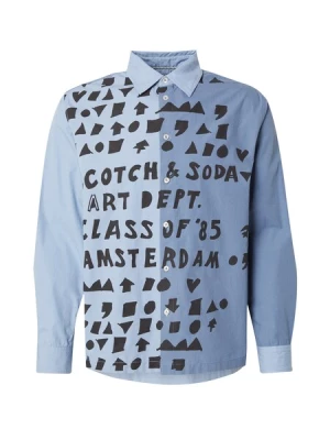 Obrázek produktu SCOTCH & SODA Košile  chladná modrá / světlemodrá / černá