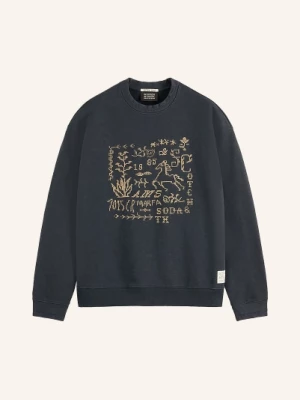 Obrázek produktu Scotch & Soda Mikina tmavě modrá / béžová