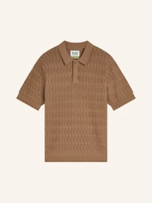Obrázek produktu Scotch & Soda Pletené Polo Tričko Regular Fit velbloudí