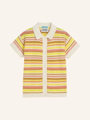 Obrázek produktu Scotch & Soda Svetr S Třpytivou Přízí žlutá / krémová / světle červená
